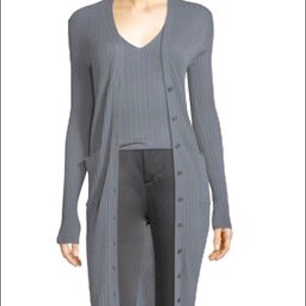 Vince. 100% Cashmere Long Cardigan/Duster-NWT